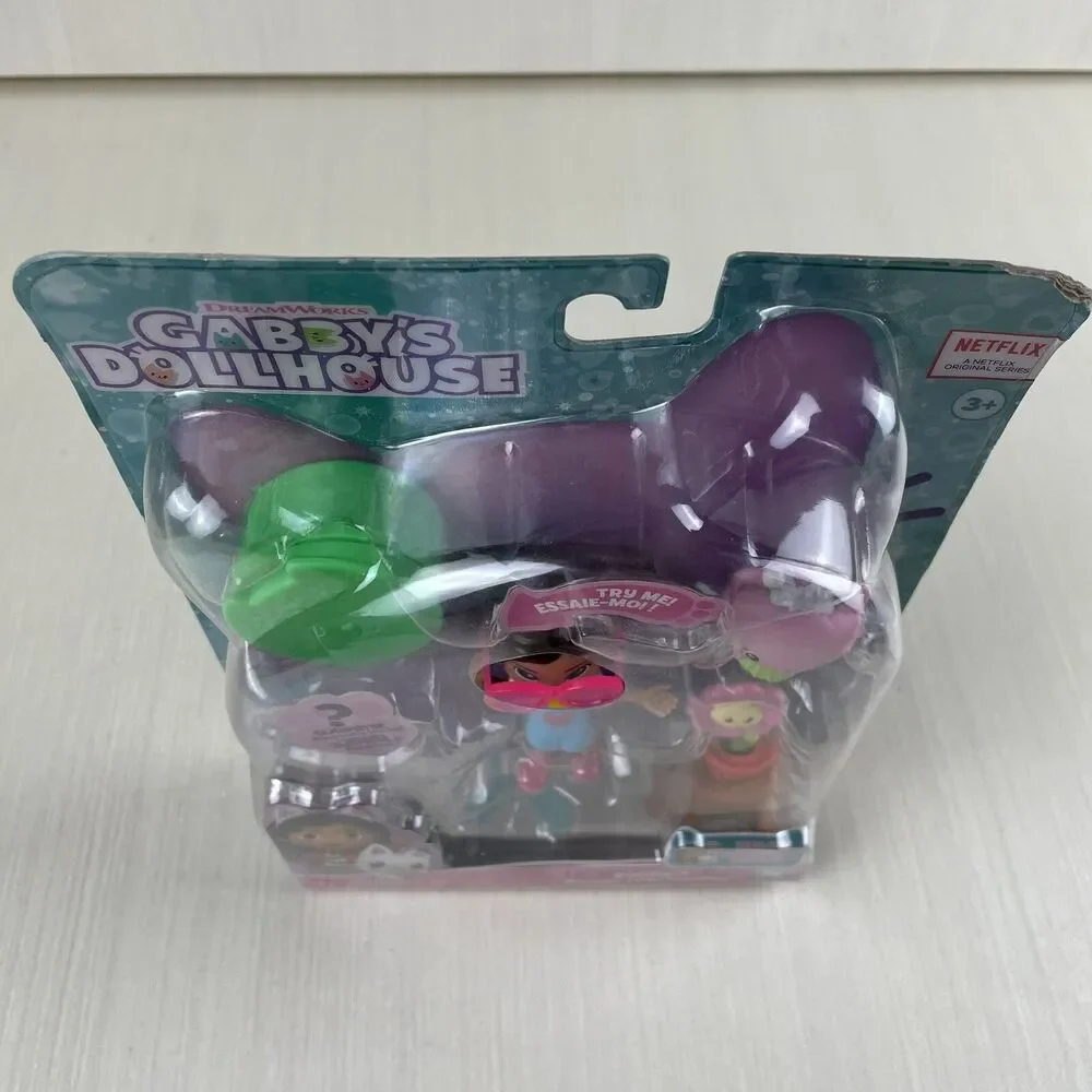 Gabby’s Dollhouse Flower-rific Garden Set Girl Kitty Fairy Surprise Accessory